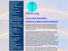 Tablet Screenshot of ebible.org