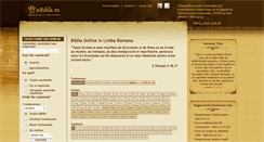 Desktop Screenshot of ebible.ro