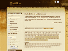 Tablet Screenshot of ebible.ro