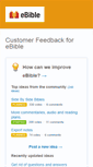 Mobile Screenshot of feedback.ebible.com